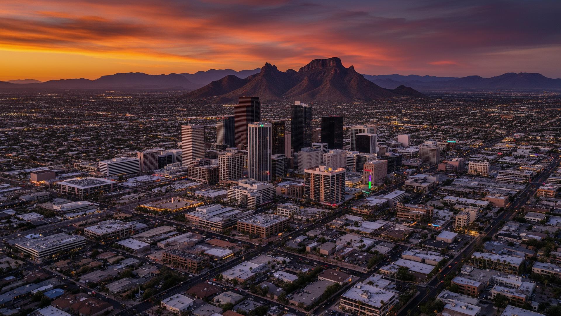 Phoenix Arizona criminal defense attorney service area — skyline view