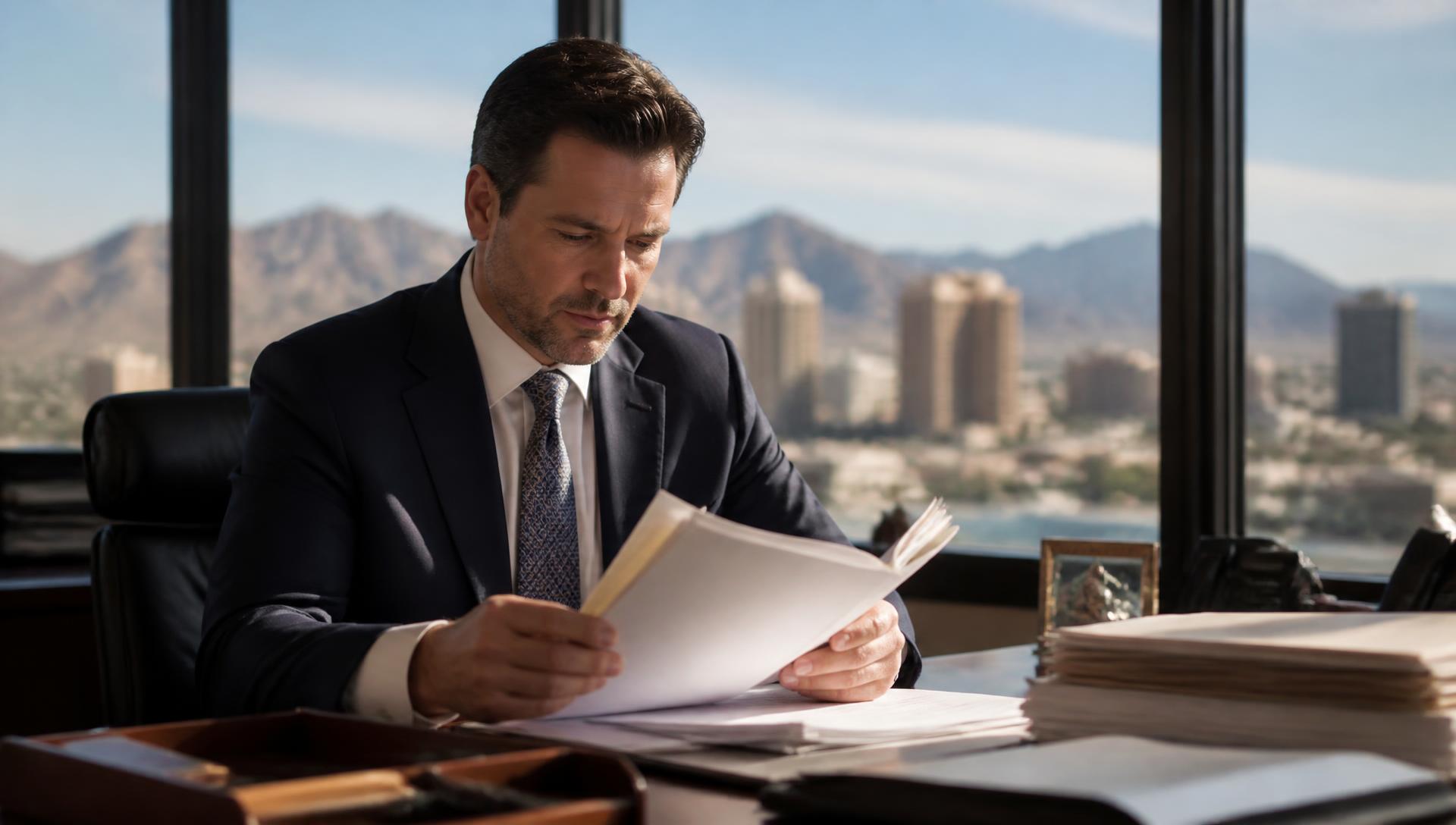 arizona criminal defense attorney case review — Phoenix criminal defense attorney examining case files